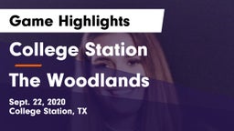 College Station  vs The Woodlands  Game Highlights - Sept. 22, 2020