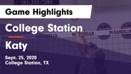 College Station  vs Katy  Game Highlights - Sept. 25, 2020