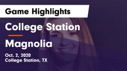 College Station  vs Magnolia  Game Highlights - Oct. 2, 2020