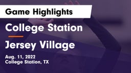 College Station  vs Jersey Village  Game Highlights - Aug. 11, 2022