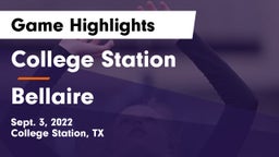 College Station  vs Bellaire  Game Highlights - Sept. 3, 2022
