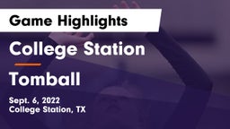 College Station  vs Tomball  Game Highlights - Sept. 6, 2022