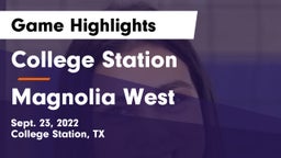 College Station  vs Magnolia West  Game Highlights - Sept. 23, 2022