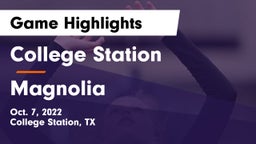 College Station  vs Magnolia  Game Highlights - Oct. 7, 2022