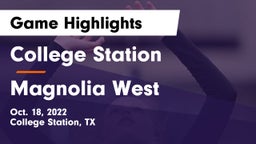 College Station  vs Magnolia West  Game Highlights - Oct. 18, 2022