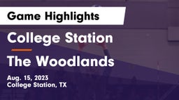 College Station  vs The Woodlands  Game Highlights - Aug. 15, 2023