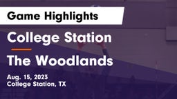 College Station  vs The Woodlands Game Highlights - Aug. 15, 2023