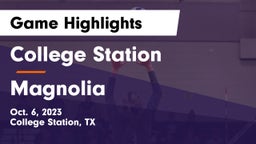 College Station  vs Magnolia  Game Highlights - Oct. 6, 2023