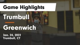 Trumbull  vs Greenwich  Game Highlights - Jan. 24, 2022