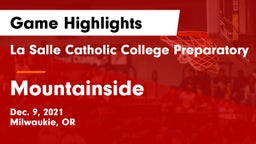 La Salle Catholic College Preparatory vs Mountainside  Game Highlights - Dec. 9, 2021