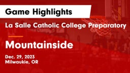 La Salle Catholic College Preparatory vs Mountainside  Game Highlights - Dec. 29, 2023