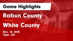 Rabun County  vs White County  Game Highlights - Nov. 10, 2020