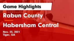 Rabun County  vs Habersham Central Game Highlights - Nov. 23, 2021