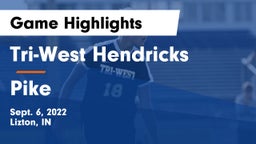 Tri-West Hendricks  vs Pike  Game Highlights - Sept. 6, 2022