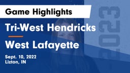 Tri-West Hendricks  vs West Lafayette  Game Highlights - Sept. 10, 2022