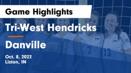 Tri-West Hendricks  vs Danville  Game Highlights - Oct. 8, 2022