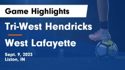 Tri-West Hendricks  vs West Lafayette  Game Highlights - Sept. 9, 2023
