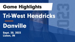 Tri-West Hendricks  vs Danville  Game Highlights - Sept. 20, 2023