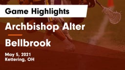 Archbishop Alter  vs Bellbrook  Game Highlights - May 5, 2021