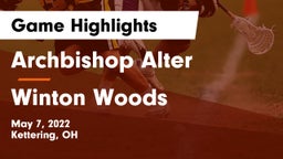 Archbishop Alter  vs Winton Woods  Game Highlights - May 7, 2022