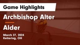 Archbishop Alter  vs Alder  Game Highlights - March 27, 2024