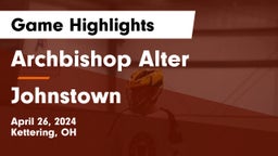 Archbishop Alter  vs Johnstown  Game Highlights - April 26, 2024