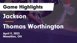 Jackson  vs Thomas Worthington  Game Highlights - April 9, 2022