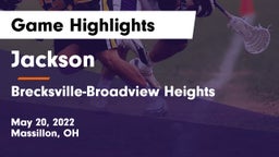 Jackson  vs Brecksville-Broadview Heights  Game Highlights - May 20, 2022