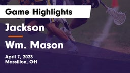Jackson  vs Wm. Mason  Game Highlights - April 7, 2023