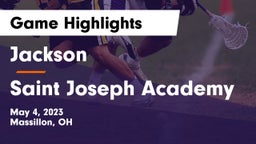 Jackson  vs Saint Joseph Academy Game Highlights - May 4, 2023