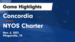 Concordia  vs NYOS Charter Game Highlights - Nov. 6, 2023
