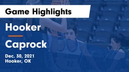 Hooker  vs Caprock  Game Highlights - Dec. 30, 2021