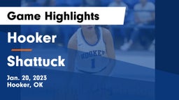 Hooker  vs Shattuck  Game Highlights - Jan. 20, 2023