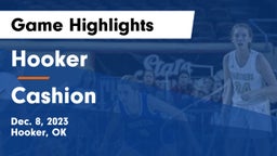 Hooker  vs Cashion  Game Highlights - Dec. 8, 2023