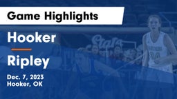 Hooker  vs Ripley  Game Highlights - Dec. 7, 2023