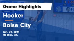 Hooker  vs Boise City  Game Highlights - Jan. 22, 2024