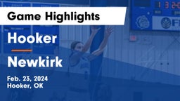 Hooker  vs Newkirk  Game Highlights - Feb. 23, 2024