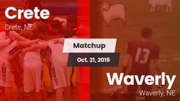 Matchup: Crete  vs. Waverly  2016