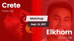 Matchup: Crete  vs. Elkhorn  2017
