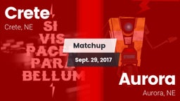 Matchup: Crete  vs. Aurora  2017