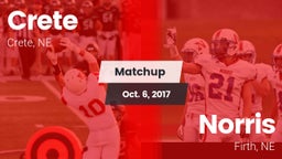 Matchup: Crete  vs. Norris 2017