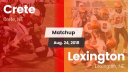 Matchup: Crete  vs. Lexington  2018