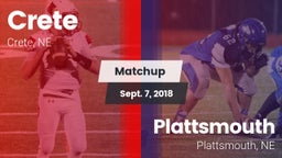 Matchup: Crete  vs. Plattsmouth  2018