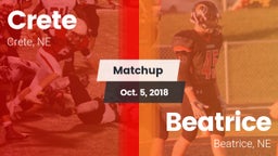 Matchup: Crete  vs. Beatrice  2018