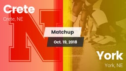 Matchup: Crete  vs. York  2018