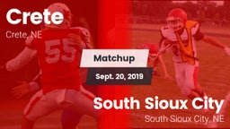 Matchup: Crete  vs. South Sioux City  2019