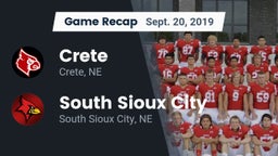 Recap: Crete  vs. South Sioux City  2019