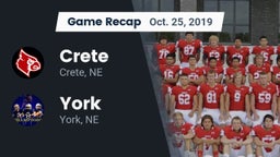 Recap: Crete  vs. York  2019