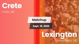 Matchup: Crete  vs. Lexington  2020
