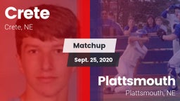 Matchup: Crete  vs. Plattsmouth  2020